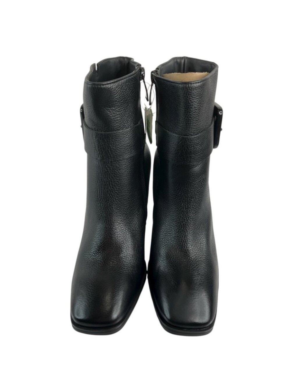 Paul Green Boots Women Sz 8 Nirvana Pebble Leather Modern Square Toe New $500 - Picture 10 of 13